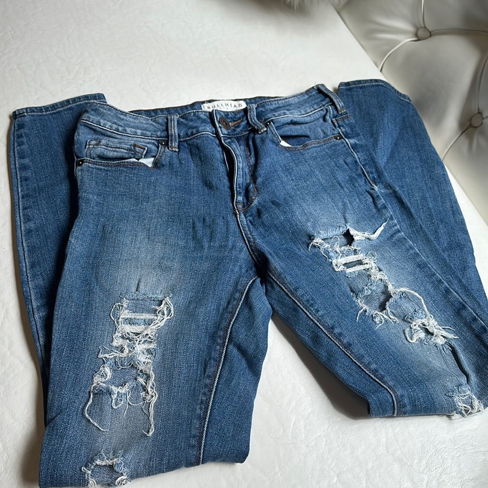 High Rise/ripped/ skinniest jeans